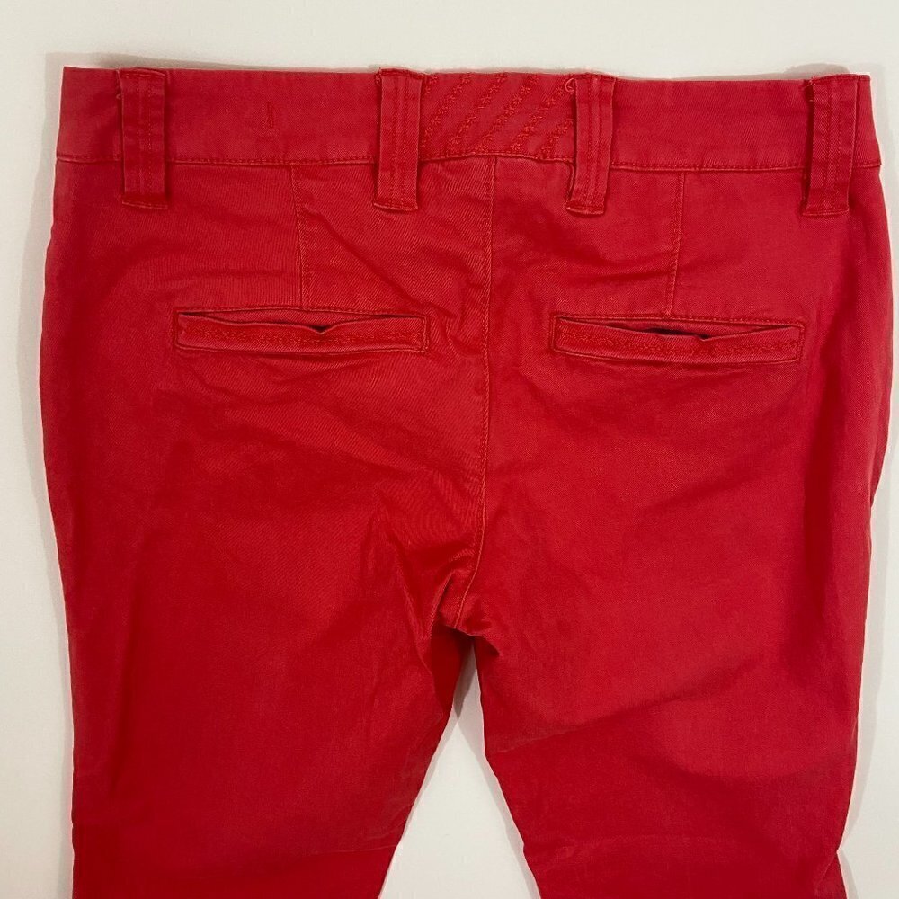 JAG Jeans Women's Size 4 (29 x 26) Mid Rise Ankle Skinny Cropped Coral - Picture 8 of 10